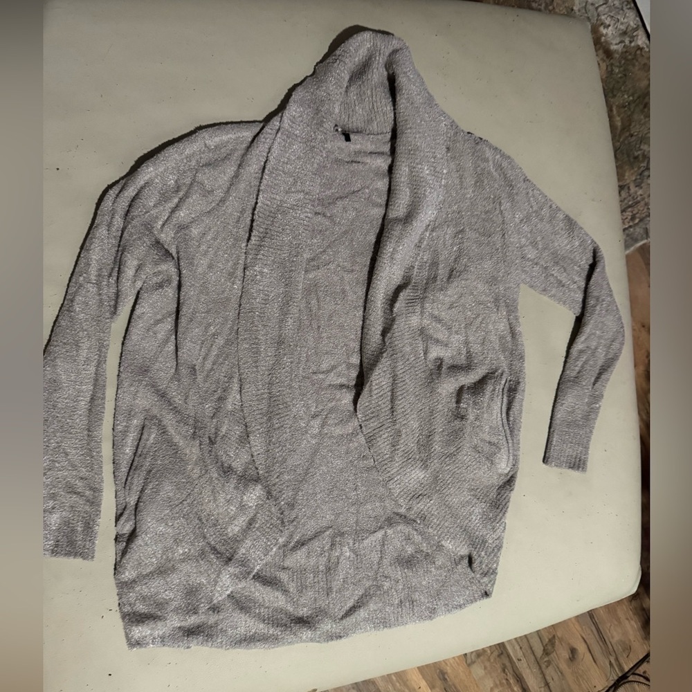 Barefoot Dreams CozyChic Lite Circle Cardigan XS/S Gray